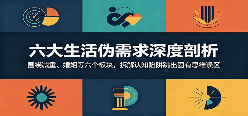 六大生活伪需求深度剖析:围绕减重、婚姻等六个板块,拆解认知陷阱跳出固有思维误区-云途创业网