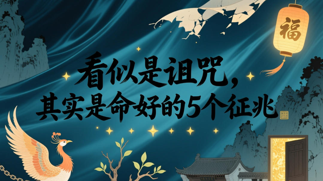 付费文章:看似是诅咒,其实是命好的5个征兆-云途创业网