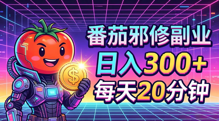 番茄小说撸金，日入300+，每天20分钟！五一必看，独家项目，副业小白友好，超级简单【揭秘】-云途创业网
