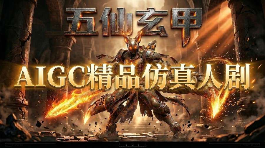 AIGC精品仿真人短剧教学,以五仙玄甲风为例展示保姆级实操教学-云途创业网