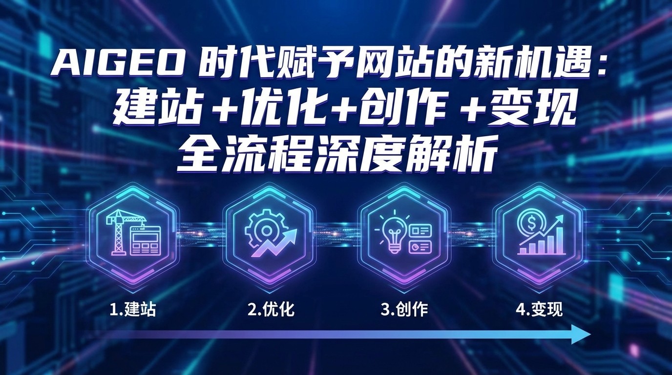 AIGEO+时代赋予网站的新机遇：建站+优化+创作+变现+全流程深度解析-云途创业网