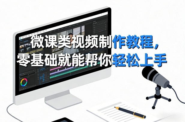 微课类视频制作教程，零基础就能帮你轻松上手-云途创业网