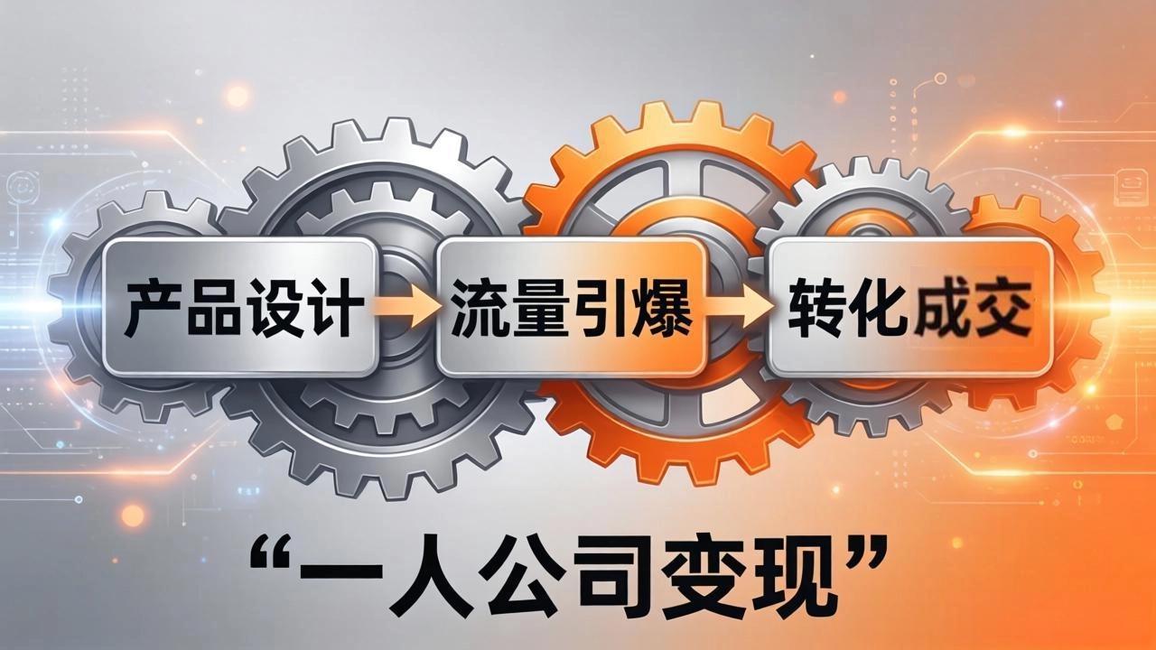 一人公司变现全攻略:产品设计+流量引爆+转化成交,打造不受年龄限制的长期事业-云途创业网
