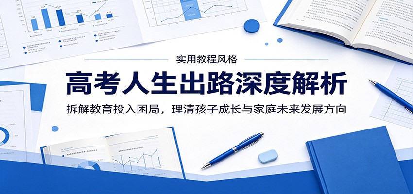 高考人生出路深度解析:拆解教育投入困局,理清孩子成长与家庭未来发展方向-云途创业网