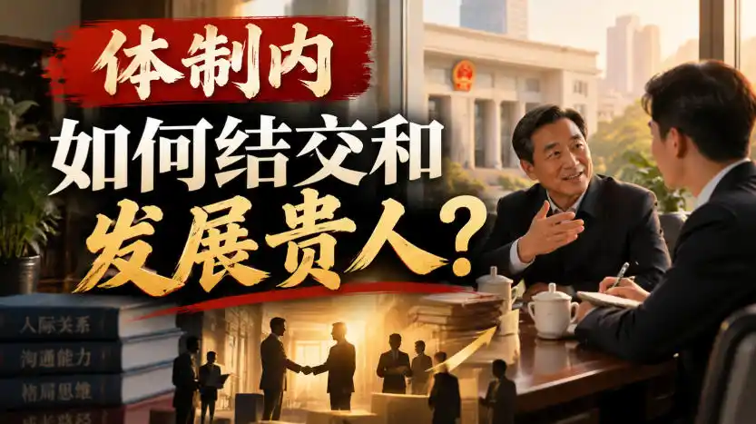 某公众号付费文章：体制内，如何结交和发展贵人?-云途创业网