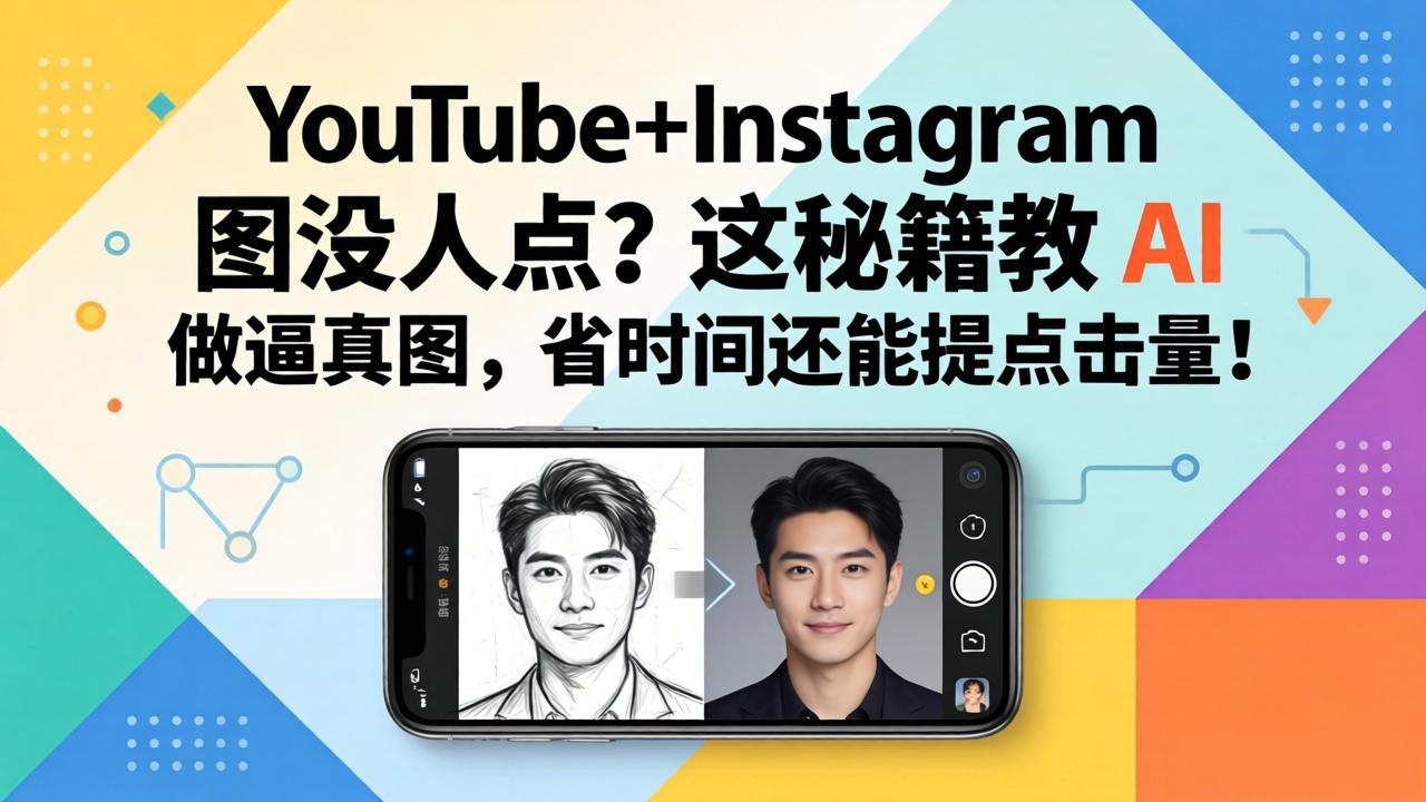 YouTube+Instagram图没人点?这秘籍教 AI 做逼真图,省时间还能提点击量-云途创业网