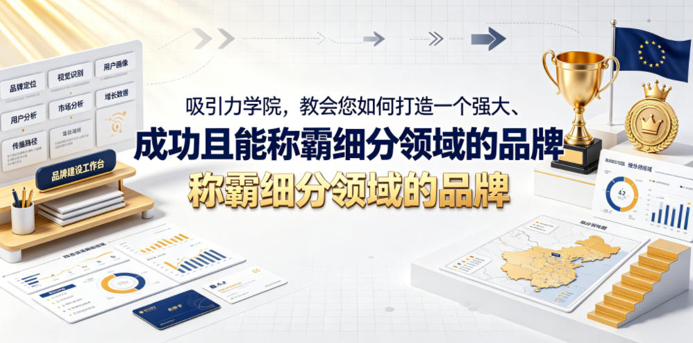 吸引力学院,教会您如何打造一个强大、成功且能称霸细分领域的品牌!【原创双语字幕】-云途创业网