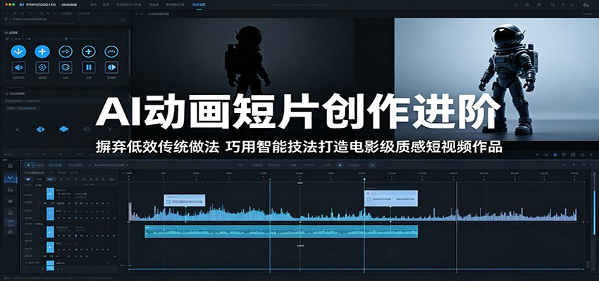 AI动画短片创作进阶：摒弃低效传统做法，巧用智能技法打造电影级质感短视频作品-云途创业网