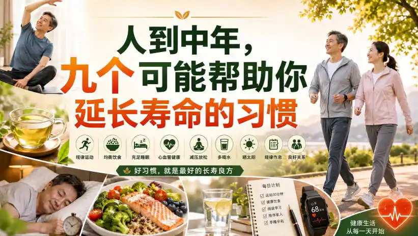 付费文章：人到中年，九个可能帮助你延长寿命的习惯-云途创业网