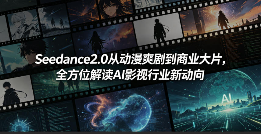 Seedance2.0从动漫爽剧到商业大片，全方位解读AI影视行业新动向-云途创业网
