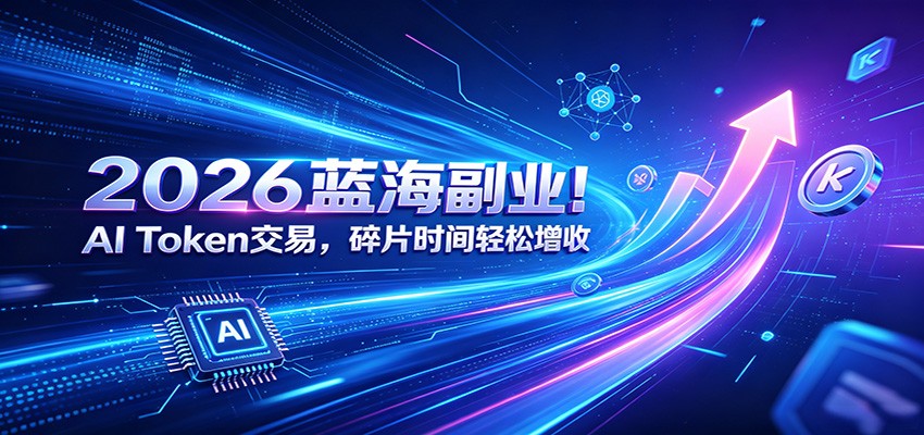 2026蓝海副业！AI Token交易，碎片时间轻松增收-云途创业网
