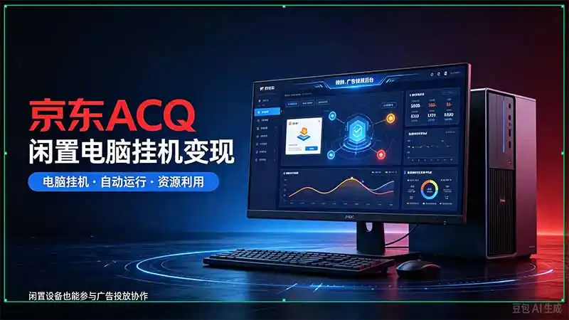 京东ACQ是什么?闲置电脑挂机采集项目拆解-云途创业网
