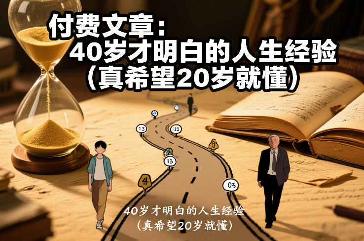 付费文章：40岁才明白的人生经验(真希望20岁就懂)-云途创业网
