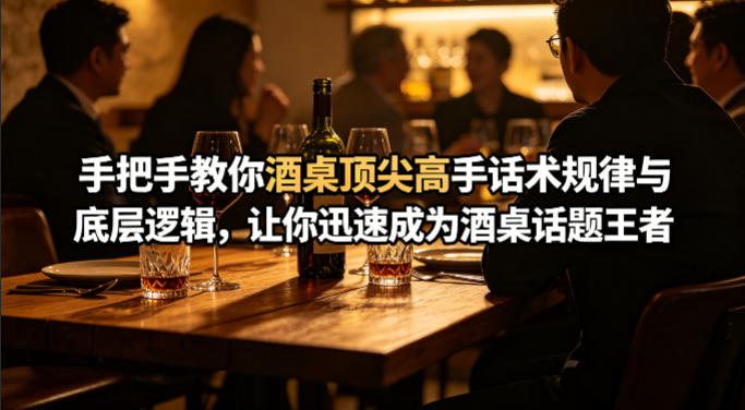 付费文章：手把手教你酒桌顶尖高手话术规律与底层逻辑，让你迅速成为酒桌话题王者(二十年全网独家经验分享)-云途创业网