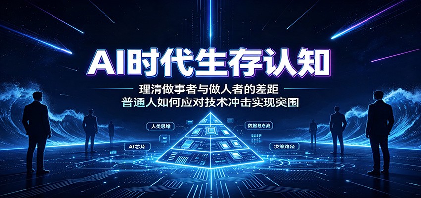 AI时代生存认知:理清做事者与做人者的差距,普通人如何应对技术冲击实现突围-云途创业网