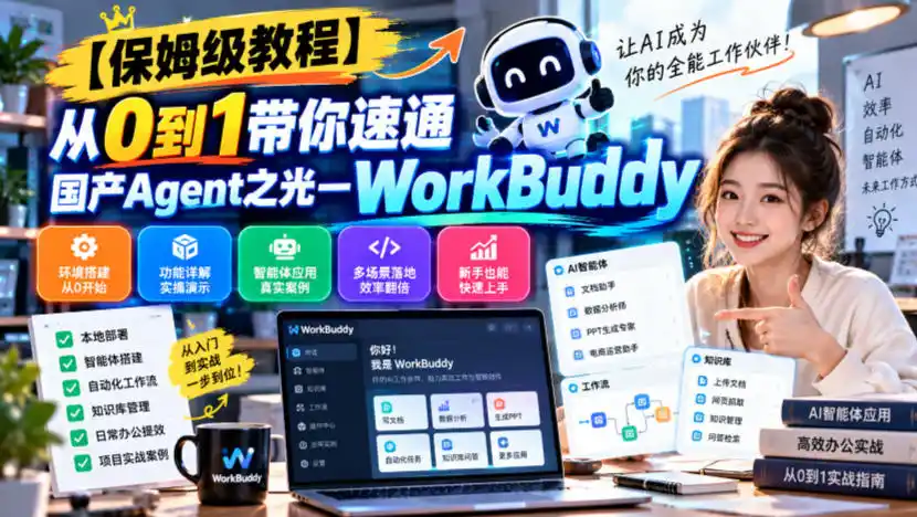 【保姆级教程】从0到1带你速通国产Agent之光—WorkBuddy【文档】-云途创业网