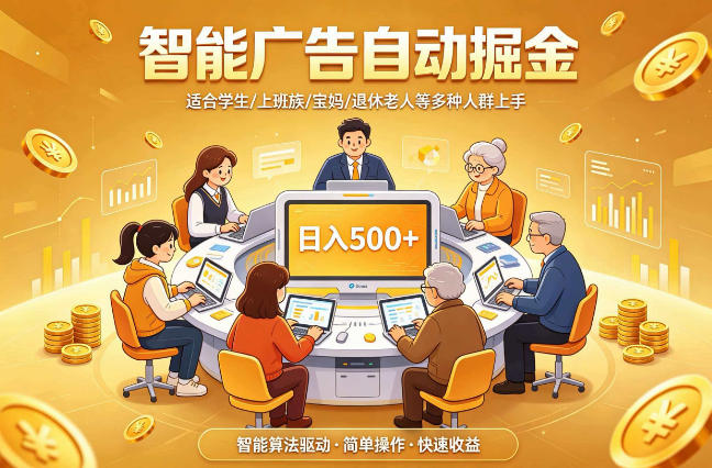 2026年最好做的项目：自动掘金项目，小白轻易上手，单日轻松收入500+【揭秘】-云途创业网