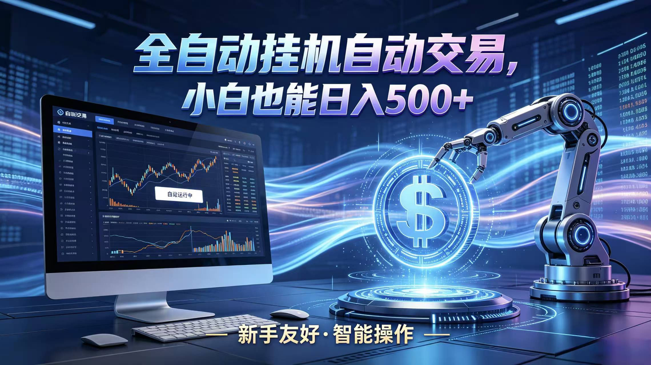 全新智能化交易助手,傻瓜式操作,小白也能快速上手,轻松实现日入500+-云途创业网