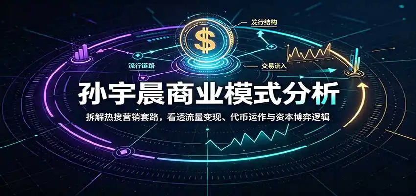 孙宇晨商业模式分析：拆解热搜营销套路，看透流量变现、代币运作与资本博弈逻辑-云途创业网