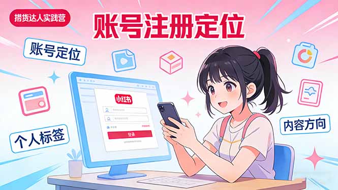 小红书带货达人实战营:账号注册定位、内容创作、选品策略、带货技巧、流量运营等-云途创业网