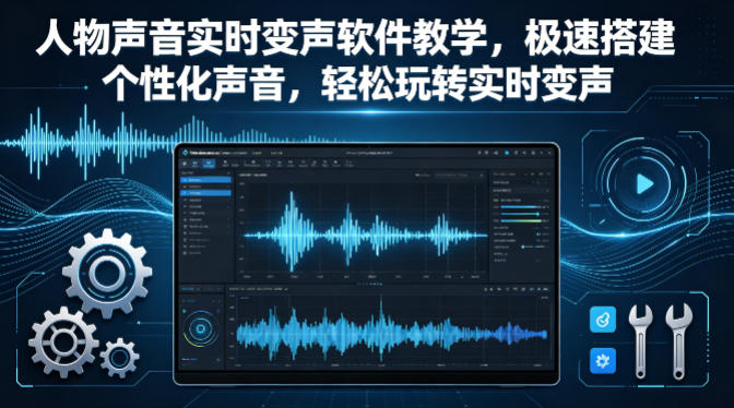 人物声音实时变声软件教学,极速搭建个性化声音,轻松玩转实时变声-云途创业网