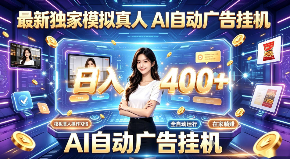 最新独家模拟真人，AI自动挂号挂G，日入400+，全程全自动运行，无需人工【揭秘】-云途创业网