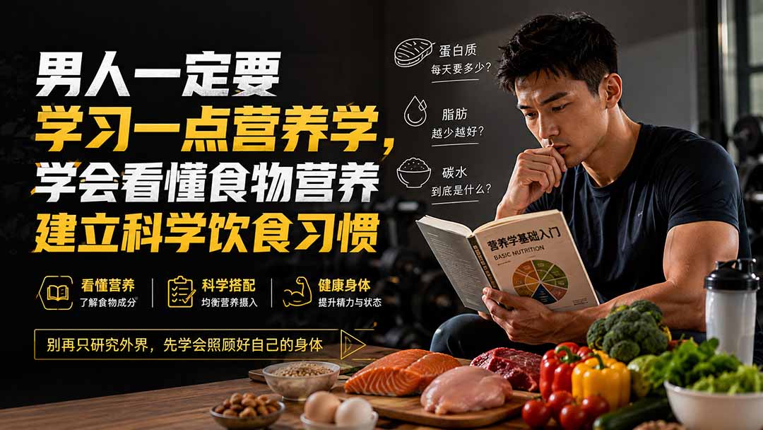 付费文章：男人一定要学习一点营养学，学会看懂食物营养建立科学饮食习惯-云途创业网