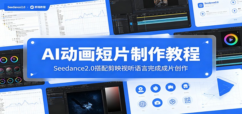 AI动画短片制作教程:Seedance2.0搭配剪映视听语言完成成片创作-云途创业网
