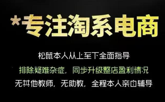 松鼠会电商VIP课程,从基础布局到高阶优化,助你掌握淘宝运营逻辑,提升店铺流量与转化(更新0703)-云途创业网