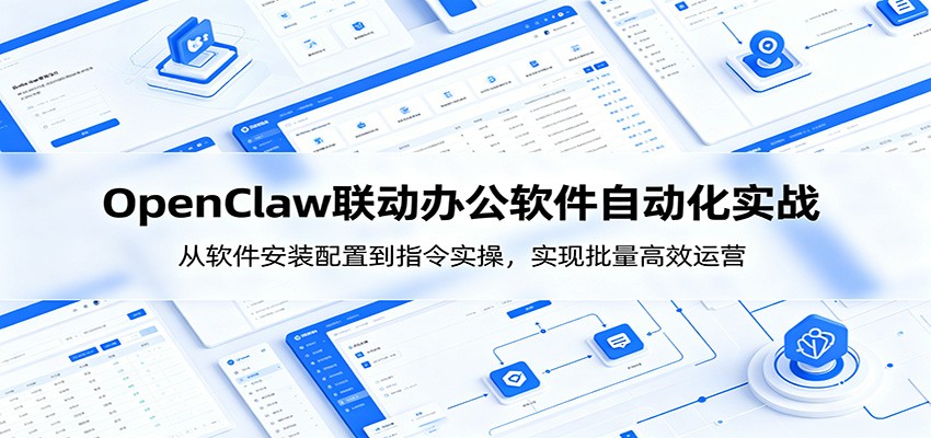 OpenClaw自动化实操课：从软件安装配置到指令实操，实现批量高效运营-云途创业网