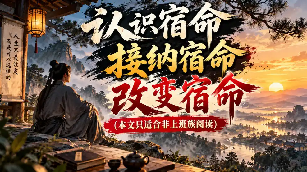 某公众号付费文章：认识宿命，接纳宿命，改变宿命(本文只适合非上班族阅读)-云途创业网
