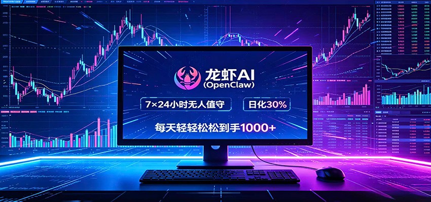 龙虾AI(OpenClaw)全自动挂机，智能操控电脑高效执行任务，每天轻松到手四位数-云途创业网