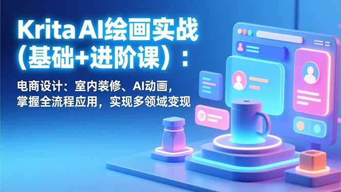 Krita AI绘画实战(基础+进阶课-云途创业网