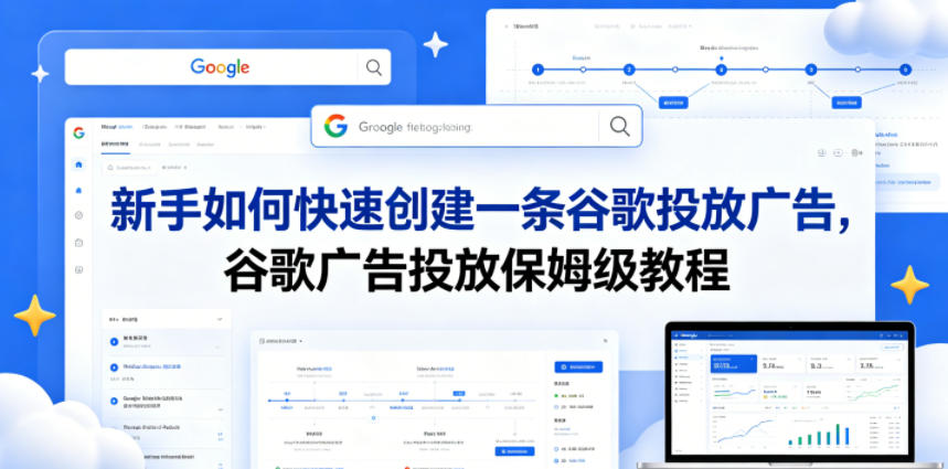 新手如何快速创建一条谷歌投放广告，谷歌广告投放保姆级教程-云途创业网
