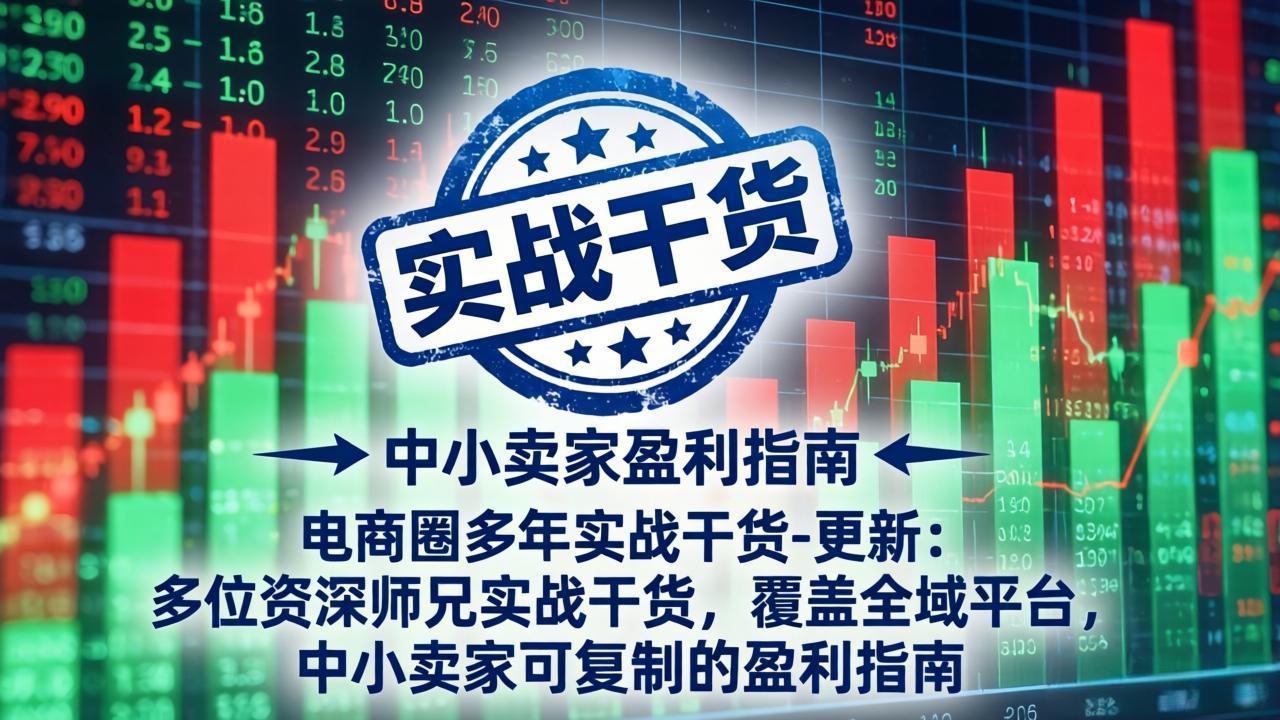 电商圈多年实战干货-更新5月10:多位资深师兄实战干货/覆盖全域平台,中小卖家可复制的盈利指南-云途创业网