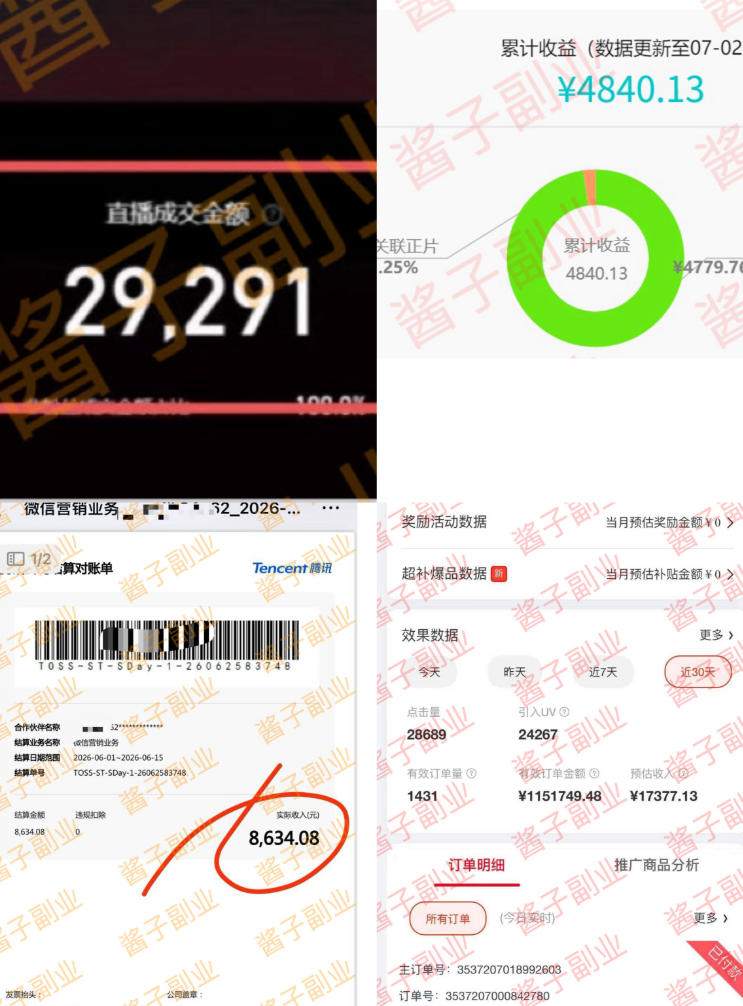 985十年互联网老兵亲测：2026年多个真实落地副业项目，手把手带你搭建被动收入管道(淘宝无人直播、TK拉新、代运营、CSGO……)【揭秘】-云途创业网