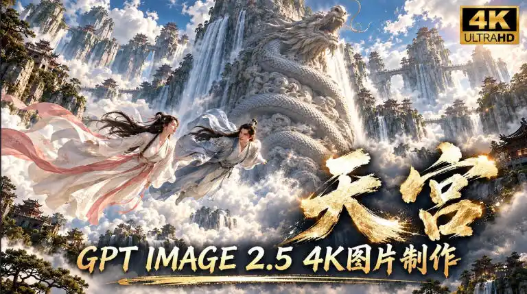 GPT Image 2.5实测！4K到底多清楚？皮肤、手指、修图与天宫场景全面测试-云途创业网