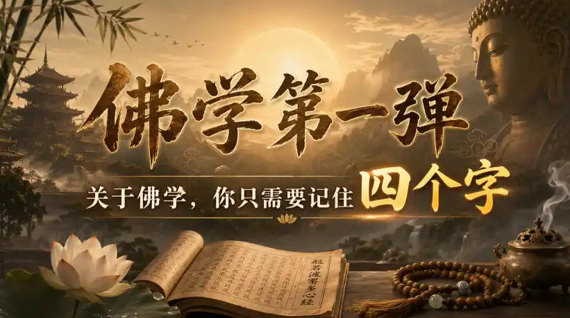 付费文章：佛学第一弹，关于佛学，你只需要记住四个字-云途创业网