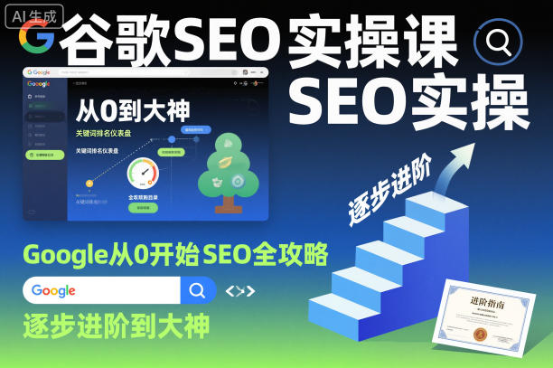 谷歌SEO实操课，Google从0开始SEO全攻略，逐步进阶到大神(更新26年)-云途创业网