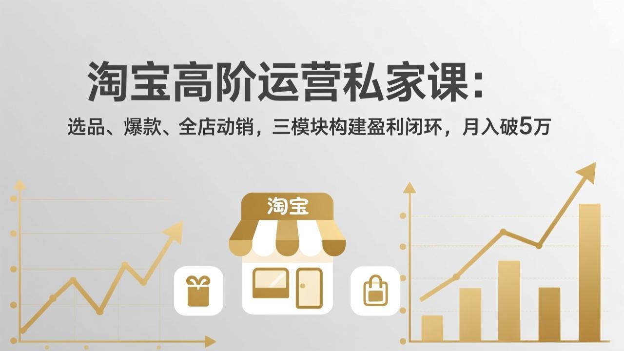 淘宝高阶运营私家课(更新26年4月-云途创业网