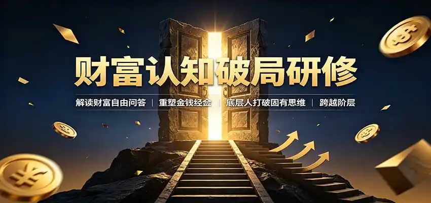 财富认知破局研修：解读”孙割”，重塑金钱观念，底层人打破固有思维跨越阶层-云途创业网