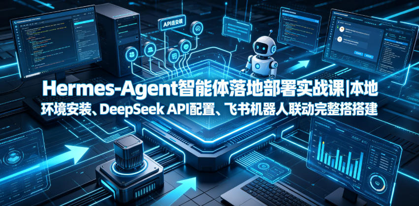 Hermes-Agent智能体落地部署实战课｜本地环境安装、DeepSeek API配置、飞书机器人联动完整搭建教程-云途创业网