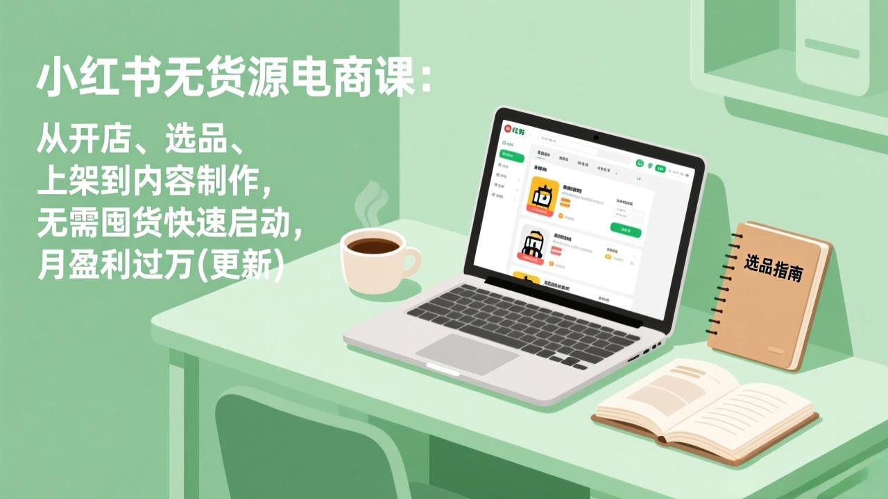 小红书无货源电商课(3月更新-云途创业网