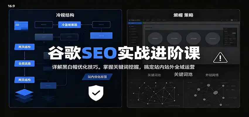 2026谷歌SEO实战进阶课：详解黑白帽优化技巧，掌握关键词挖掘，搞定站内站外全域运营-云途创业网