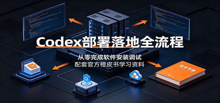 Codex部署落地全流程：从零完成软件安装调试，配套官方橙皮书学习资料-云途创业网