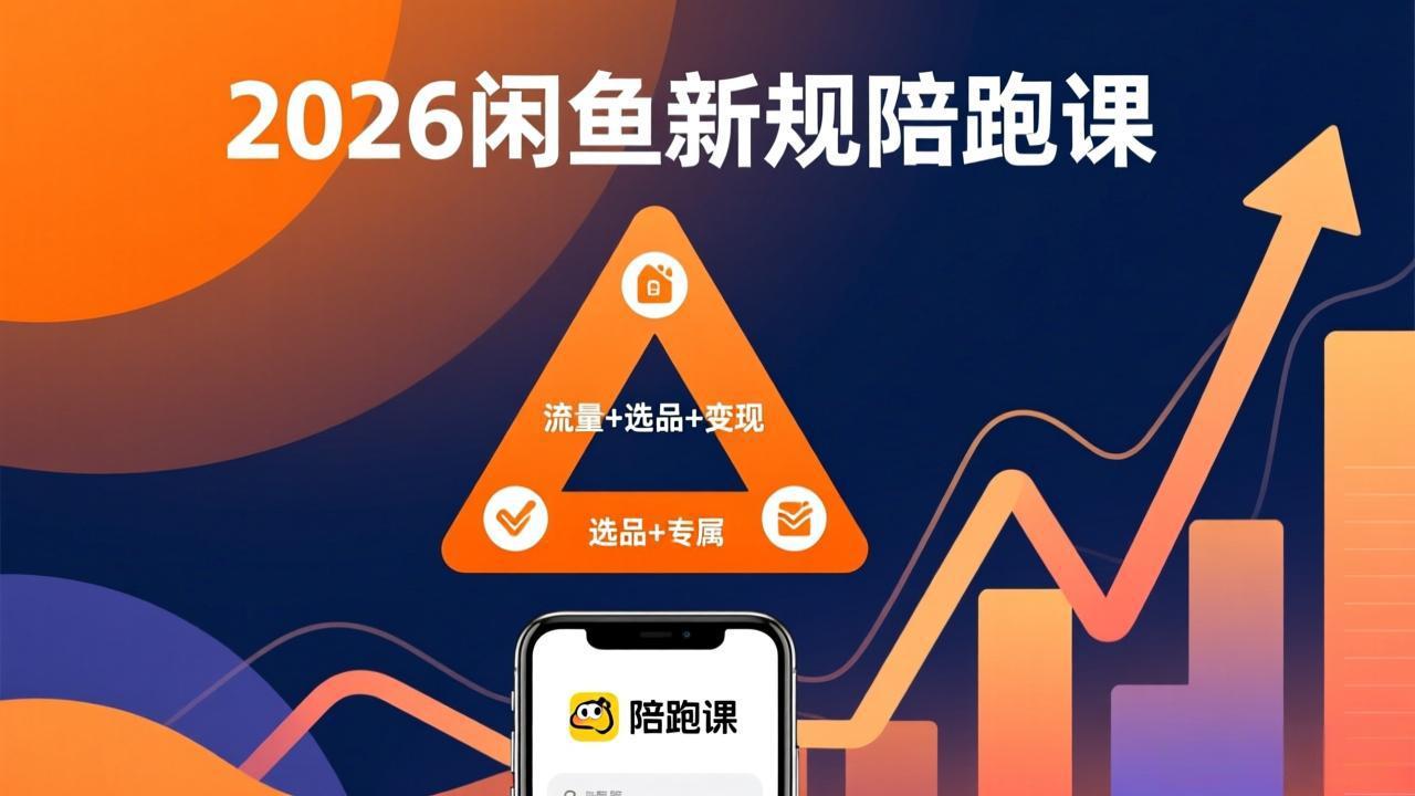 2026闲鱼高阶陪跑课全新上线,带你吃透新规玩转选品流量,从零搭建稳定变现盈利体系-云途创业网