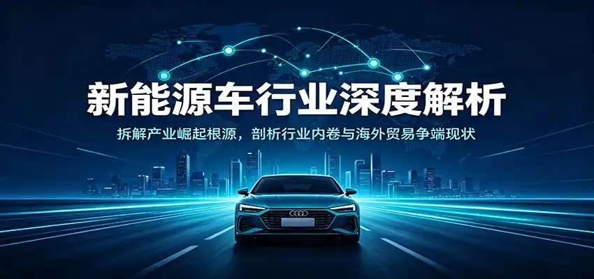 新能源车行业深度解析：拆解产业崛起根源，剖析行业内卷与海外贸易争端现状-云途创业网