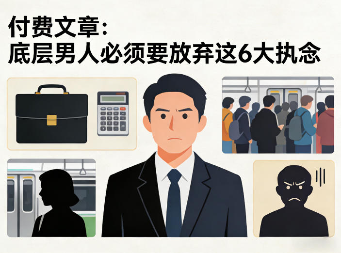 付费文章:底层男人必须要放弃这6大执念-云途创业网