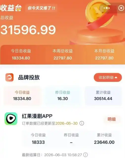 2026搞钱风口，红果漫剧拉新推广全流程实战教学，0粉丝也能月入过1W(更新0923)-云途创业网