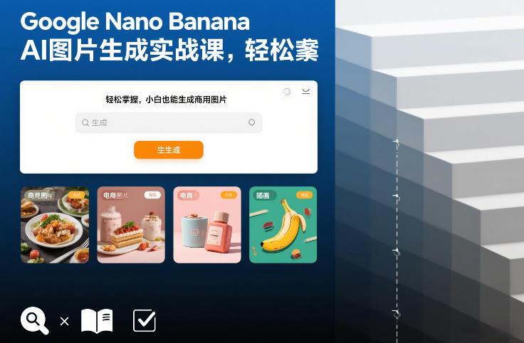 Google Nano Banana AI图片生成实战课,轻松掌握,小白也能生成商用图片-云途创业网